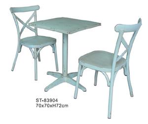 Outdoor Garden Alum Table and Chair Set ST-83904 & ST-83905