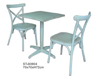 Outdoor Garden Alum Table and Chair Set ST-83904 & ST-83905