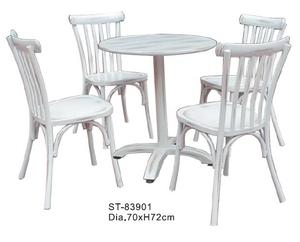 Outdoor Garden Alum Table and Chair Set ST-83901&ST-83902