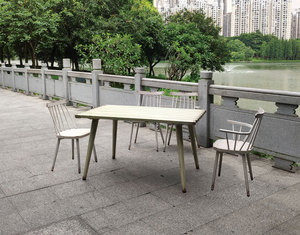 Garden Furniture Alum Table and KD Chair Set SV-004 & SV-005 & SV-006